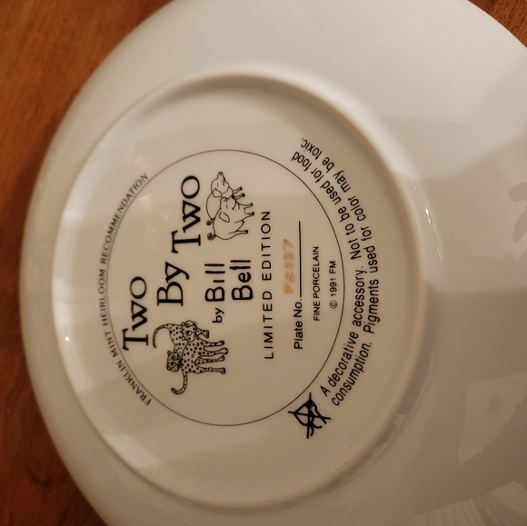 (2) Franklin Mint "Two by Two" Collectors plates - Picture 7 of 9